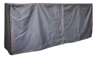 BroilPro Accessories Heavy Duty Vinyl Log cover 4' (8', black)