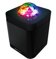 Sharper Image SBT613 Bluetooth Speaker With Lights, Wireless Party Speaker With LED Light Show (Black) N2