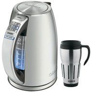 Cuisinart PerfectTemp Cordless Electric Kettle, Brushed Stainless Steel (CPK-17) with Copco Simplify 1 Quart Carafe... N4