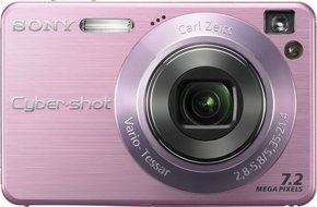 Sony Cybershot DSCW120 7.2MP Digital Camera with 4x Optical Zoom with Super Steady Shot (Silver) N3