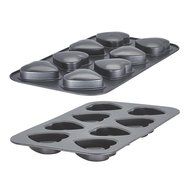 Baker's Advantage Fillables 2-Piece Non-Stick Mini Loaf Pan