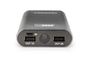 Tenergy SideKick4 Combo: External 5200mah powerbank compact USB port adapter and 1 Lipo battery for GoPro HD HERO3...