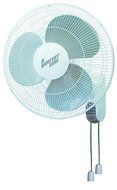 Comfort Zone Wall Mount Fan, White