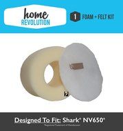 Shark NV650 XFF650 Foam and Felt Filter Comparable Kit; Home Revolution Brand Quality Replacement