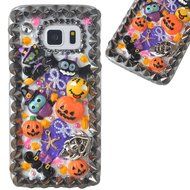 Halloween Theme Phone Case for Samsung Galaxy Note 5,Yaheeda 3D Handmade Rivets Pumpkin Demon Cartoon Design Clear... N6