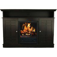 Dark Chocolate Decor Flame Bailey 48" Electric Fireplace Media Console For TV's Up To 55" With Heat or Without... N3