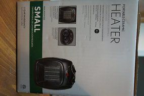 Intertek 1500 Watt Ceramic Electric Portable Heater (Black) N3