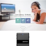 Bluetooth 4.1 Stereo Transmitter and Receiver,Abdtech Wireless 2-In-1 Adapter With 3.5mm Stereo Output and apt-X... N2