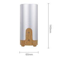 GerTong Car Charger Essential Oil Diffuser, 50ml Mini Ultrasonic Aroma Cool Mist Humidifier with USB Calbe and... N41