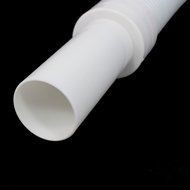 uxcell Bathroom Washroom Washing Machine Drain Hose 38cm Length Light Gray N3