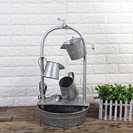 FEI&amp;S Iron Flowing Water decorated humidifier plug-electric taps creative home crafts Ornaments N3