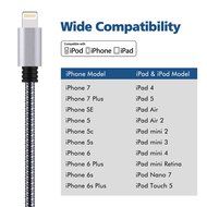 Benewell 3FT 8pin Lightning to USB Charging Cable Compatible with iPhone 7, 7 Plus, 6, 6s, 6 Plus, 6s Plus, 5s... N7