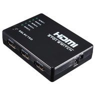 Itinlu HDMI-5Port Switch Switcher Splitter with IR Remote for HDTV DVD PS3 XBox 360 without the Power Adapter N2