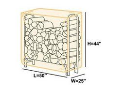 CoverMates &ndash; Log Rack Cover &ndash; 4 FT 50L x 25W x 44H &ndash; Classic Collection &ndash; 2 YR Warranty &ndash; Year Around Protection N18