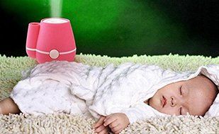 BuyHere USB Powered Vase-shape Humidifier, Rose Red N4