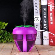 Household Ultrasonic Humidifier/ USB Strawberry Humidifier with LED night light for home office car N4