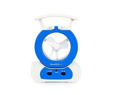 iMounTEK Mini Portable Cooling Rechargeable Electric Powered Small Quiet Desktop Table Fan W/ 22 LED Desk Lamp... N4