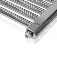 Chrome Plated Hydronic Towel Radiator 31.5" x 19.7" x 1.2" With Accessories N2