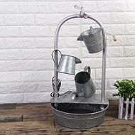 FEI&amp;S Iron Flowing Water decorated humidifier plug-electric taps creative home crafts Ornaments N5
