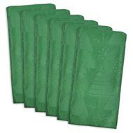 DII Christmas Holiday Trees Napkin, Green, Set of 6 N3