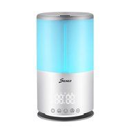 Seneo Cool Mist Ultrasonic Humidifier with Up to 33-hour Per Fill, Humidity and Temperature Display, Intelligent... N2
