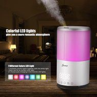 Seneo Cool Mist Ultrasonic Humidifier with Up to 33-hour Per Fill, Humidity and Temperature Display, Intelligent... N5