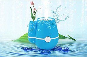 TIMTOM,Vase Shaped Electric Cool Air Fog Mist Maker Steam Spa Ultrasonic USB Humidifier N3