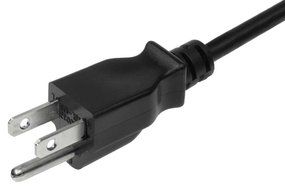 SF Cable Universal 1 feet 3-Slot Notebook AC Power Cord IEC320 C5 to NEMA 5-15P N2
