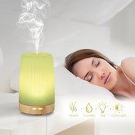 Qkfly Ultrasonic Essential Oil Diffuser with 7 Color Lamp 100ml Aroma Diffuser Auto Shutoff System for Office... N7