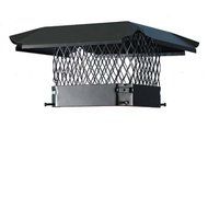 Single Flue Draft King - Black-Painted Galvanized Steel - 13" X 18"