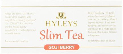 Hyleys Tea Slim Tea, Goji Berry, 1.32 Ounce 25 Tea Bags N7