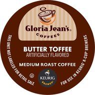Gloria Jean's Butter Toffee, Keurig K-Cups, 72 Count N19