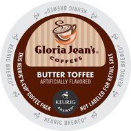 Gloria Jean's Butter Toffee, Keurig K-Cups, 72 Count N20