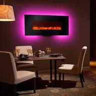 Simplifire 58'' Modern Linear Wall Mount Electric Fireplace N8
