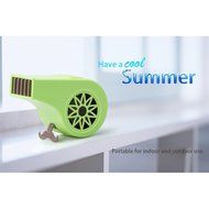 Veesee Portable Mini USB Fan with Two Wind Speed for Home Office Outdoor Green N7