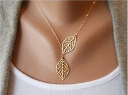 SyGyn(TM) New Fashion Vintage Big Leaf Pendant Necklace Clavicle Chain Women Nice Jewelry On Sale N3