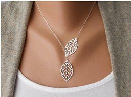 SyGyn(TM) New Fashion Vintage Big Leaf Pendant Necklace Clavicle Chain Women Nice Jewelry On Sale N5