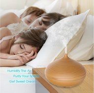 Aphse Electric Ultrasonic Humidifier Diffuser Aromatherapy Essential oil Diffuser,120ML Whisper-Quiet,Enjoy Aromatherapy... N20