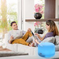 Essential Oil Diffuser,Noza Tec Aromatherapy Ultrasonic Mist Air Humidifier Color-changing LED Light N3