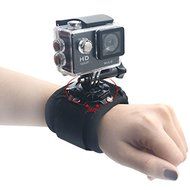 Kekexili Accessories For Gopro 360 Degree Wrist Mount Band Strap And Screw For GO PRO Hero 4 3 3+ 2 SJ4000 SJ5000...