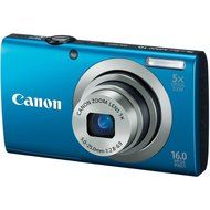 Canon PowerShot A2300 16.0 MP Digital Camera with 5x Optical Zoom (Silver)