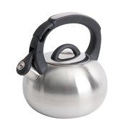 Mr Coffee Piper Shine Brushed Tea Kettle, 2 quart, Stainless Steel N2