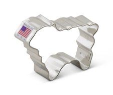 Ann Clark Lamb Cookie Cutter - 3 Inches - Tin Plated Steel
