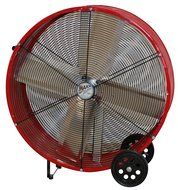 MaxxAir BF36DD RED High Velocity Direct Drive Drum Fan, 36-Inches, Red