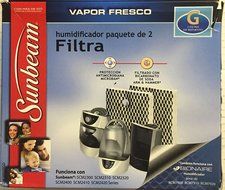 Sunbeam Cool Mist Humidifier Filter 2 Pack N2