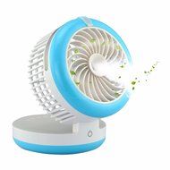 HJIAN Portable Mini Misting Fan Table Fans Humidifier Fan Portable Cooling Mist Fan Rechargeable Humidifier Personal... N10