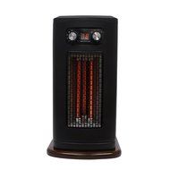 Ainfox 1500W Wooden Portable Fireplaces with 3 Infrared Quartz Tube Tower Heater Electric Free Standing N7