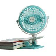 Portable Small Fan with Rechargeable Battery Compact Size Stroller Fan with Clip On Feature Good Fan for Camping... N5