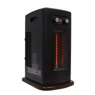 Ainfox 1500W Wooden Portable Fireplaces with 3 Infrared Quartz Tube Tower Heater Electric Free Standing N8