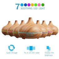 Essential Oil Diffuser, ARCHEER 300ml Cool Mist Humidifier with 7 color changing LED Lights Ultrasonic Aroma Diffuser... N7